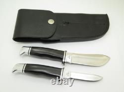 Vintage 3 Liner 1972-86 Buck 117 Trophy Set 103 116 Fixed Hunting Knife (#6054)