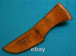 Vintage'60-70s Browning USA 4518 Hunting Skinning Bowie Knife Knives Old Sheath