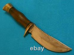 Vintage'60-70s Browning USA 4518 Hunting Skinning Bowie Knife Knives Old Sheath