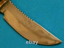 Vintage'60-70s Browning USA 4518 Hunting Skinning Bowie Knife Knives Old Sheath