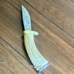 Vintage 60's Sheffield England Stag Hunting Knife Indian Ridge Fixed Blade
