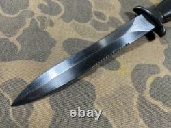 Vintage 80s Parker Brothers Japan Gerber MKII Clone dagger knife leather Sheath