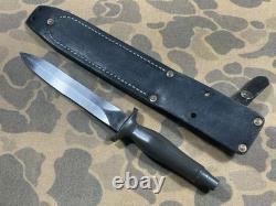 Vintage 80s Parker Brothers Japan Gerber MKII Clone dagger knife leather Sheath