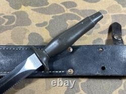 Vintage 80s Parker Brothers Japan Gerber MKII Clone dagger knife leather Sheath