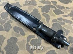 Vintage 80s Parker Brothers Japan Gerber MKII Clone dagger knife leather Sheath