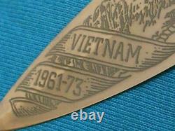 Vintage'82 Gerber USA Mark II Vietnam Navy Commando Combat Fighting Knife Bowie
