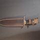 Vintage AC Michaels Hunting Knife With Custom Sheath