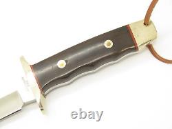 Vintage AG Russell Tak Fukuta Seki Japan Wood Fixed Bowie Hunting Knife (# 14)