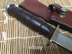 Vintage AL MAR KNIVES Grunt I 4020 model fighting knife Green Beret Model