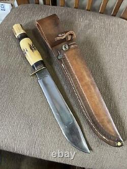 Vintage, Aiken, Huge Bowie, Sheffield, Eng, Sheath, Unused