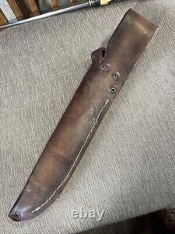 Vintage, Aiken, Huge Bowie, Sheffield, Eng, Sheath, Unused