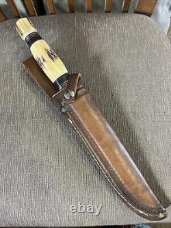 Vintage, Aiken, Huge Bowie, Sheffield, Eng, Sheath, Unused