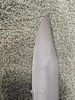 Vintage Anton Wingen Jr. Solingen Germany 18 Bowie Knife Massive Sambar Stag