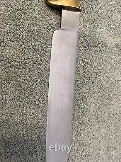 Vintage Anton Wingen Jr. Solingen Germany 18 Bowie Knife Massive Sambar Stag