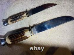 Vintage Anton Wingen Piggyback Knife Set N Excellent Unused Condition