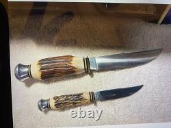 Vintage Anton Wingen Piggyback Knife Set N Excellent Unused Condition