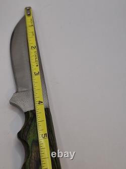Vintage Anza USA 01 Fixed Blade Knife With Sheath Near Mint