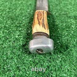 Vintage B Svoboda Solingen Cutlery Germany Stag Woodcraft Hunting Knife