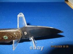 Vintage Beretta Fixed Blade Knife Wharncliffe Blade