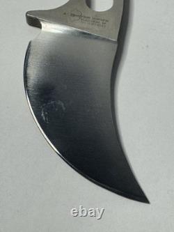 Vintage Bowen Knife Blackshear, Ga Skinner, Hunting Knife, Skeleton Handle