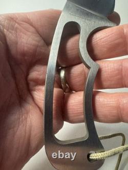 Vintage Bowen Knife Blackshear, Ga Skinner, Hunting Knife, Skeleton Handle