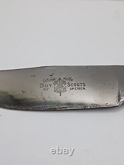 Vintage Boy Scouts Of America Hunting Knife RH 34. Super Rare