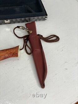 Vintage Brusletto Coast Knife KYSTKNIVEN Made in Norway Collectible Fixed Blade