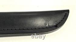 Vintage Buck 120 General Fixed Blade Hunting Knife With Leather Sheath