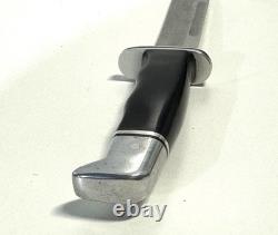 Vintage Buck 120 General Fixed Blade Hunting Knife With Leather Sheath