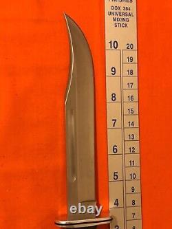 Vintage Buck 120 General Hunting Knife With Sheath 1989 Made USA