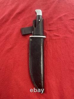 Vintage Buck 124 Frontiersman Fixed Blade Knife w Sheath PPSKN363427