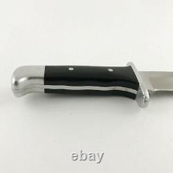 Vintage Buck 124 Frontiersman Knife with Sheath USA Made Pre 1986