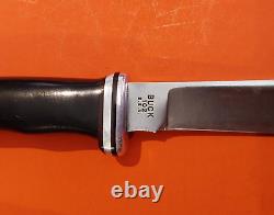 Vintage Buck 1970's Model 102 Woodsman Fixed Blade Sheath Knife Made USA