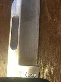 Vintage Buck 619 Fixed Blade Hunting Knife American made