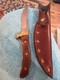 Vintage Buck Akonua USA Fixed Blade Knife with Buck Sheath