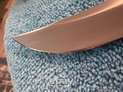 Vintage Buck Akonua USA Fixed Blade Knife with Buck Sheath