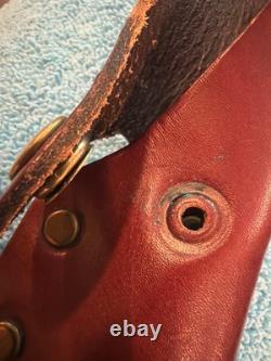 Vintage Buck Akonua USA Fixed Blade Knife with Buck Sheath