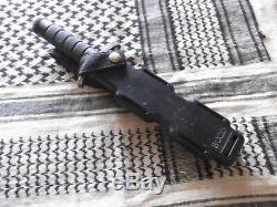 Vintage Buck Hollow Handle Survival Knife Black Anodized Buckmaster 184 Knife
