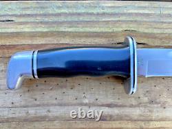 Vintage Buck Knife Model 120-Fixed Blade Knife withSheath-1967 to 1972-7.5 Blade