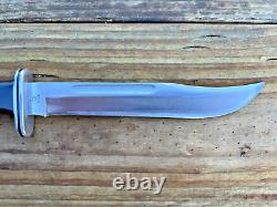 Vintage Buck Knife Model 120-Fixed Blade Knife withSheath-1967 to 1972-7.5 Blade