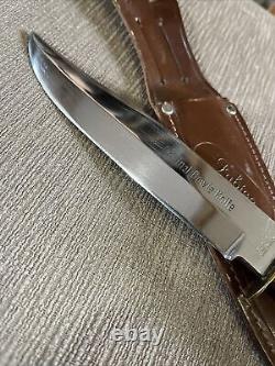 Vintage C. C. C. Original Bowie, Solingen Ger, Stag, Sheath