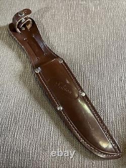 Vintage C. C. C. Original Bowie, Solingen Ger, Stag, Sheath