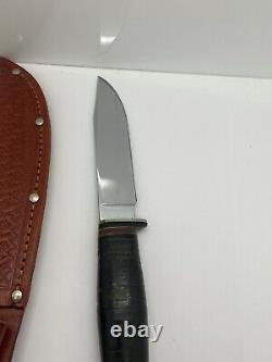 Vintage CASE Fixed Blade Hunting Knife & Sheath
