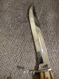 Vintage CASE Fixed Blade Stag Hunting Knife 1940 1965