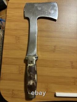 Vintage CASE XX HATCHET Combo RARE Very Nice no Knife 1930s 1940s USA Bone Hunt