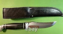Vintage CASE XX USA 223-6 FIXED BLADE KNIFE With Original LEATHER SHEATH
