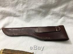 Vintage CASE XX USA 516-5 STAG fixed blade KNIFE Texas Trophy Hunters ASSOC
