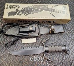 Vintage CI Knives Hollow Handle Survival Buckmaster 184 Clone 7 Knife With Box