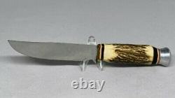 Vintage COMPASS Germany 846 SS Old Stag Survival Hunter Knife ORIGINAL Sheath