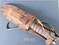 Vintage Camillus NY 8-1978 Fixed Blade US Air Force Pilot Survival Knife
